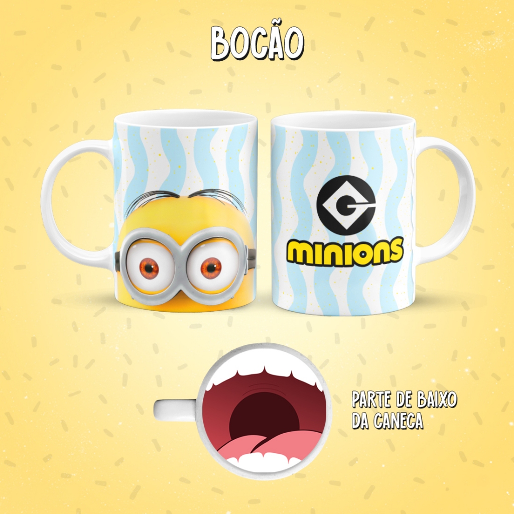 Caneca Bocão Minions 300ml