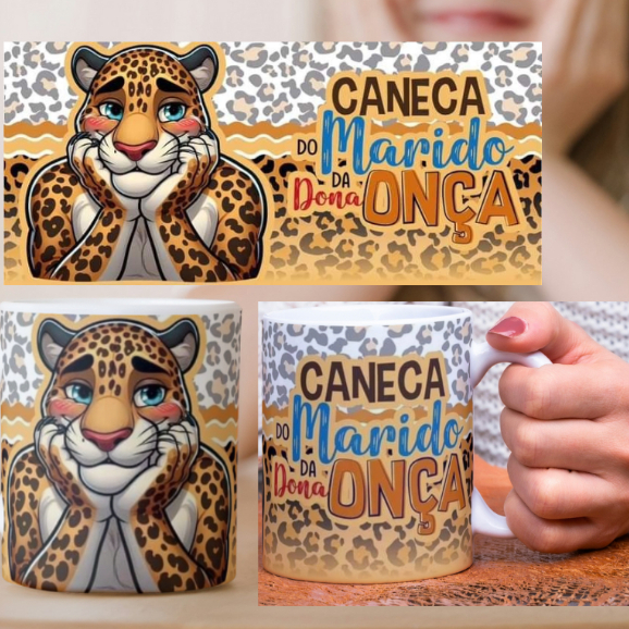 Caneca "Dona Onça" 300ml