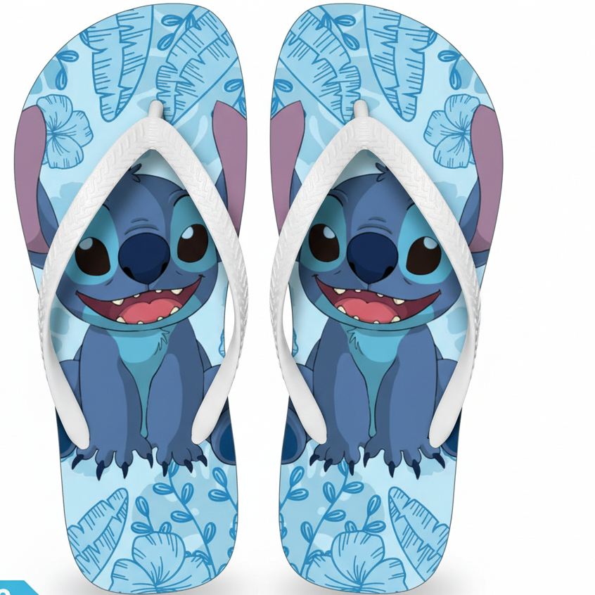 Chinelo Coleção Stitch e Angel "Seres de Outro Planeta"