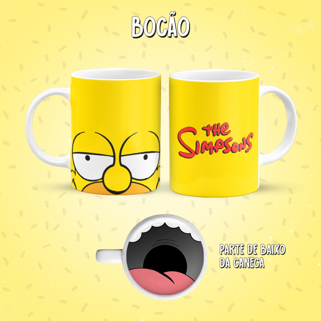 Caneca Bocão Simpsions 300ml