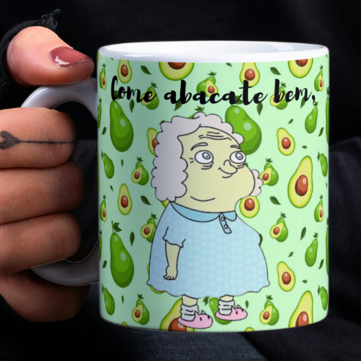 Caneca Irmão do Borel Vovó Juju 300ml