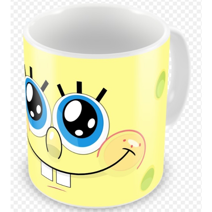 Caneca Rosto Bob Esponja 300ml