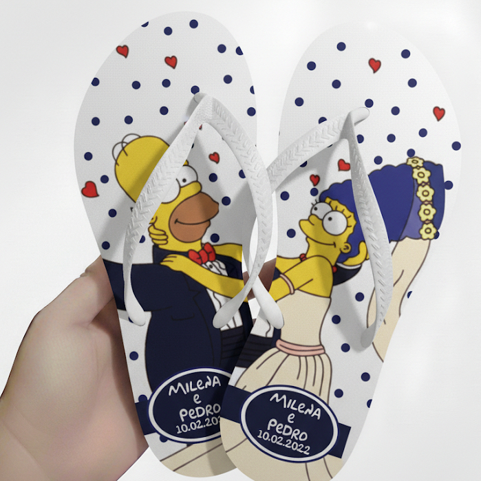 Chinelo Personalizados para eventos Casamento, lembrancinhas