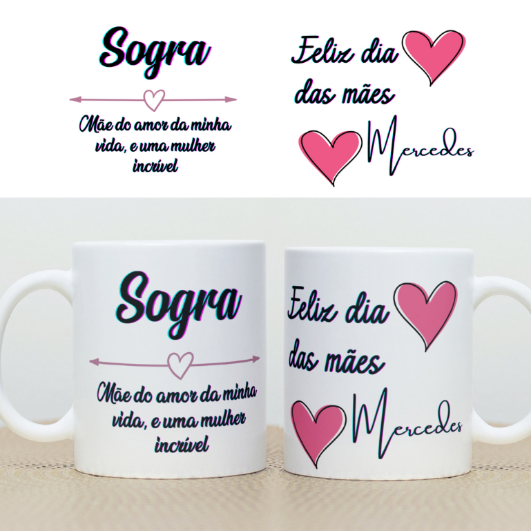 Caneca "Dia das Mães" 300ml