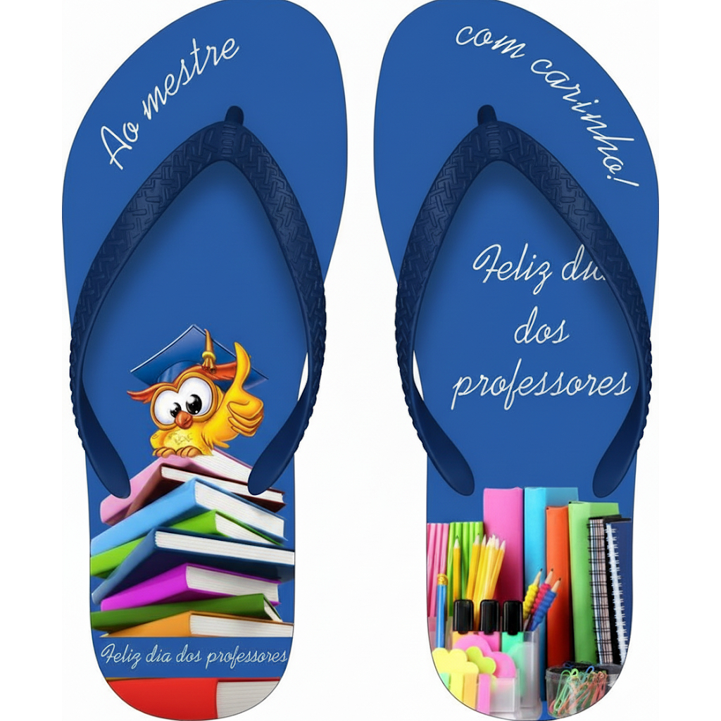 Chinelo "Dia dos Professores"