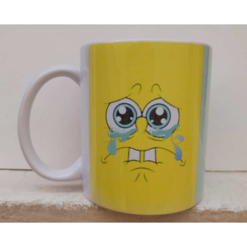 Caneca porcelana Bob Esponja e seus Amigos 300ml