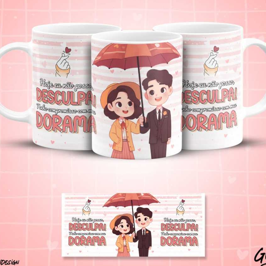 Caneca Personalizadas Doramas 325ml