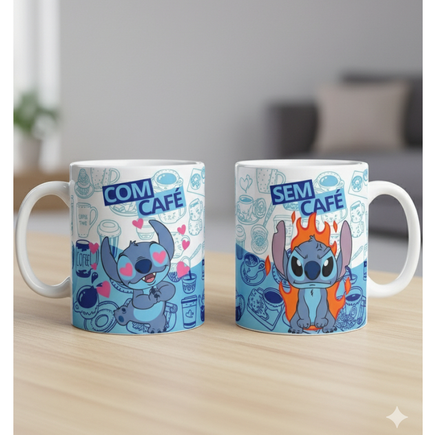 Caneca Coleção "Com Café Sem Café"